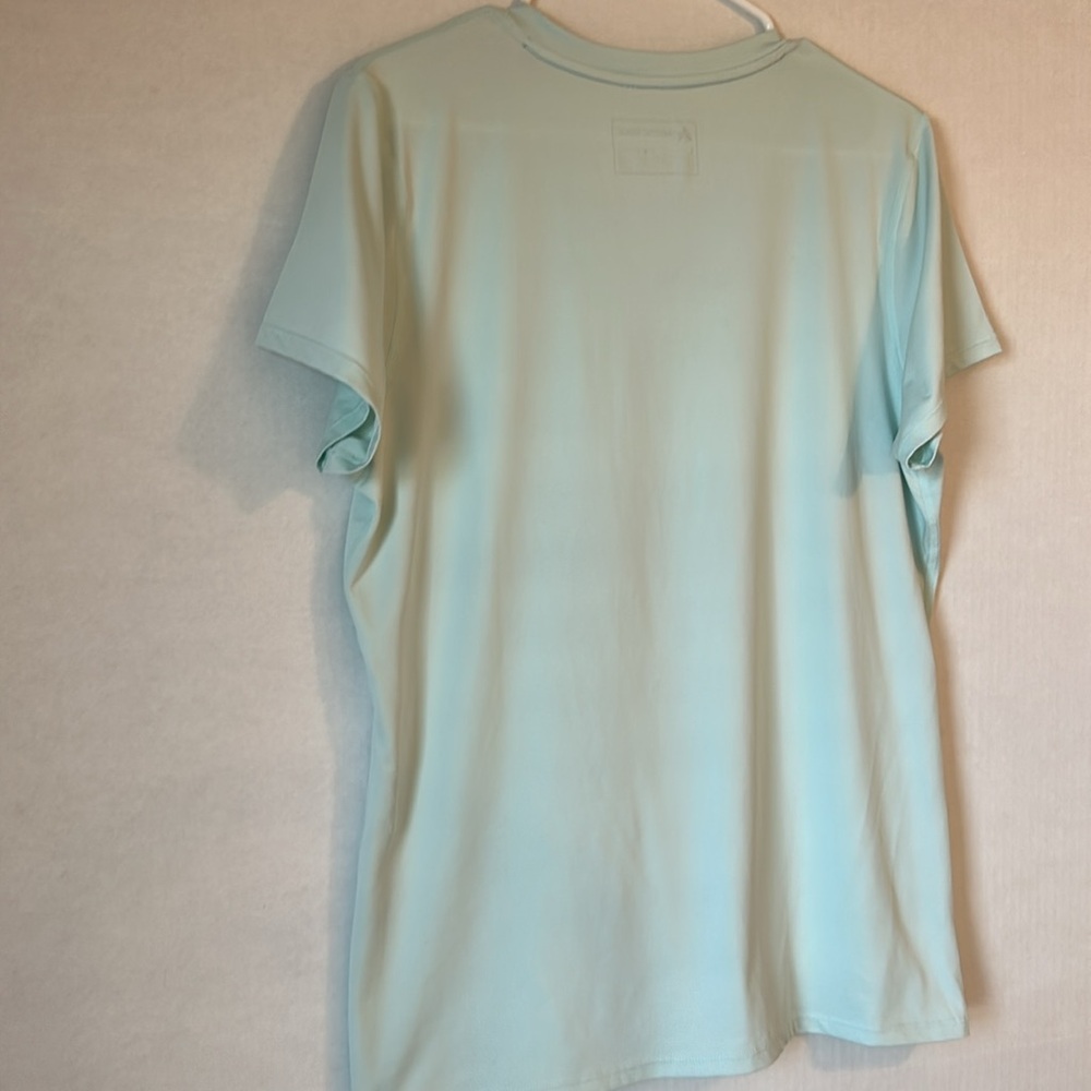 Artic Cool Hydrofreeze X Technology V-Neck Short Sleeve Lt Green T-Shirt. Size L - Picture 3 of 8